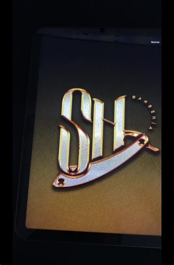 Modern Logo Design for SH BARBERIA