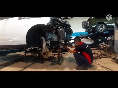 range rover supercharge engine remove and fixing