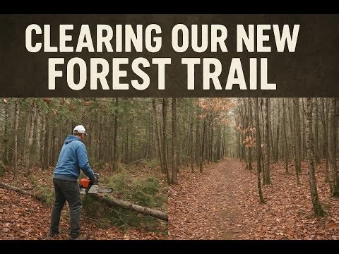 Family Trail Building Weekend - Clearing Our New Forest Path