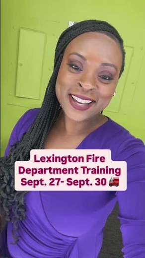 Lexington Fire Department Training Sept. 27-Sept. 30
