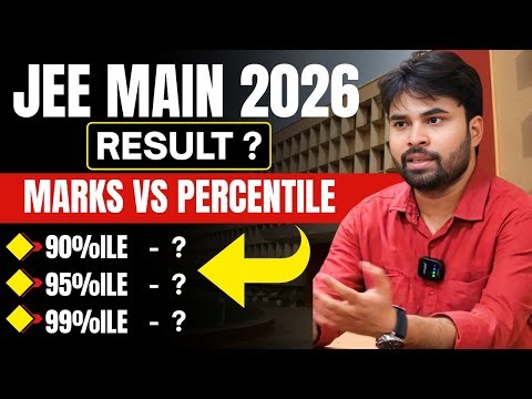 JEE Mains 2026 Expected Cut Off🔥Marks Vs Percentile