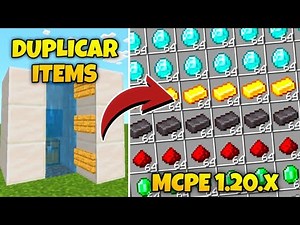 😮Truco para DUPLICAR ITEMS en Minecraft PE 1.21 | Fácil y Rápido