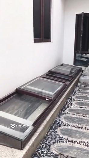 Upgrade Your Flat Roof with These Sliding Skylights #shorts #construction