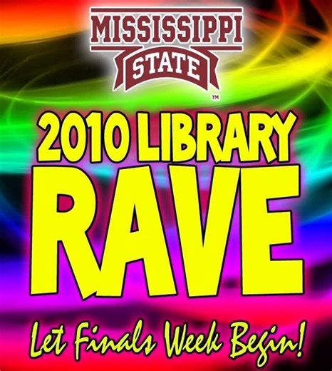 MSU Alumni Association on Instagram: "The finals week rave is making its return to Mitchell Memorial Library tonight! Here’s a throwback to the 2010 edition of this pre-finals party. 🕺 🎥 @MsstateTV"