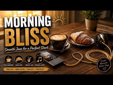 Morning Bliss ☀️ Smooth Jazz Lounge | Relaxing Morning Music for Coffee, Breakfast & Peaceful