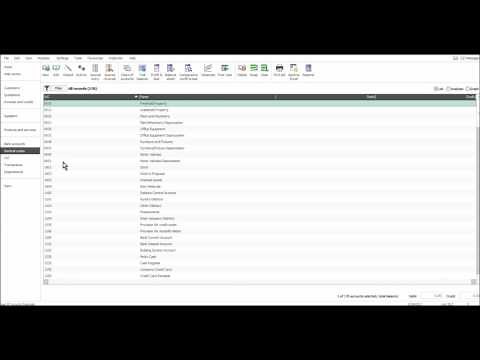 Sage 50 Tutorial - Nominal Ledger Part 1 - The Nominal Ledger