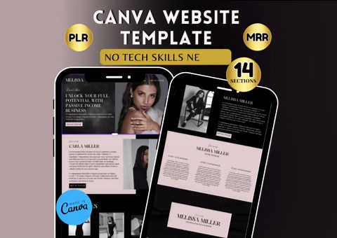 Luxury Canva Website Template for Coaches, Feminine Business Design (digital Download) - Etsy