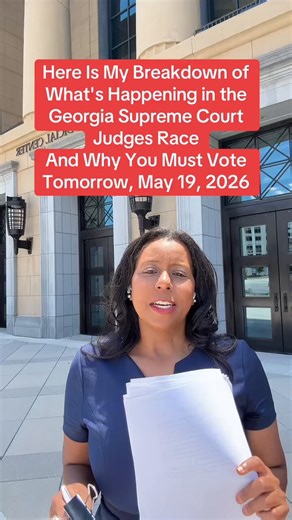 Great breakdown from Danielle Bess of what happened with the Judicial Qualifications Commission here in Georgia.The JQC's last-minute letter against Jen Jordan and Miracle Rankin is NOT a finding of wrongdoing. It's an unresolved accusation dropped right before an election.Voters should not be discouraged and should turn out.Tomorrow is the ONLY opportunity to vote for them. This is not a primary for the judges. They will not be on the ballot in November