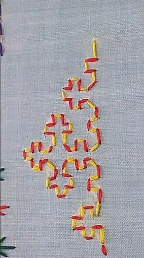 kasutti embroidery tutorial!! #embroideryforbeginners #embroiderypatterns #handbroidery #shorts