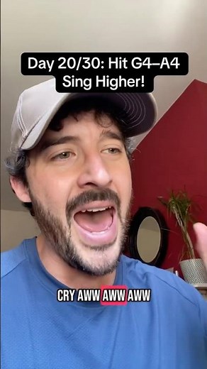 Sing Higher Using Cry Voice – Vocal Tip Day 20