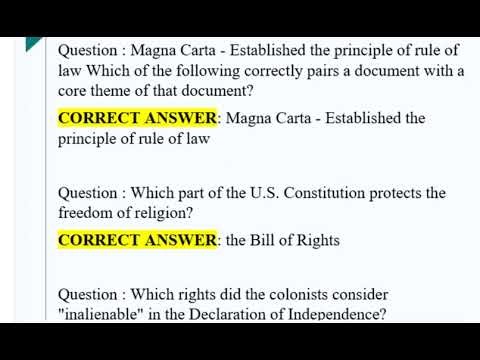 Pass the FCLE in 2026 ✅ 100% Correct Answers to All 100 Florida Civic Literacy Exam Questions! 🇺🇸✨