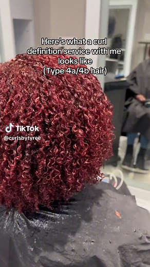 Curl Definition Service for Type 4A/4B Hair