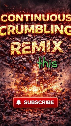 Continuous Crumbling Sound Effect | Falling Debris Collapse SFX