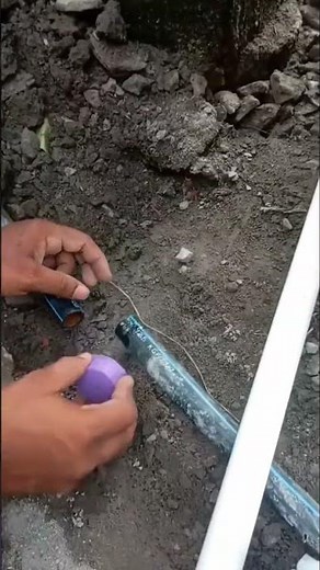 how to connect cpvc pipe and hdpe pipe#pipeline #plumbing #plumbing