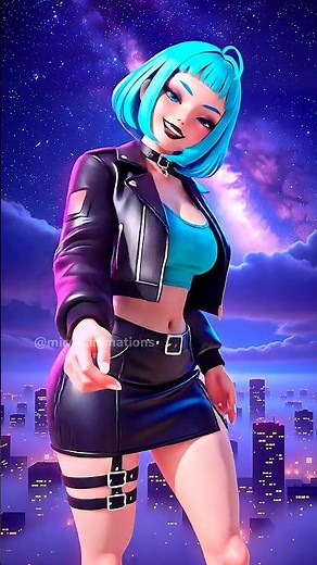 Mirai Baddie 🩵🖤 #cosplay #fashion #trend #dance