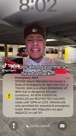 Amber alert giving out heart attacks #amberalert #emergencyalert #ny #snowstorm #eastcoast