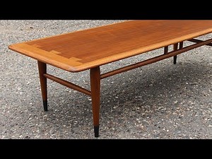 $15 Garage Sale Mid Century Table Gets a Refinish