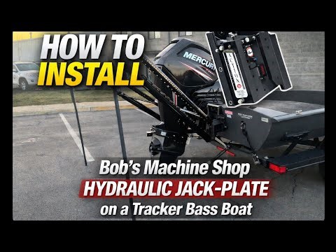 Tracker Bass Boat Upgrade: Installing a Bob’s Hydraulic Jack Plate + Power Poles
