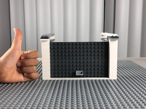 LEGO garage door moc tutorial