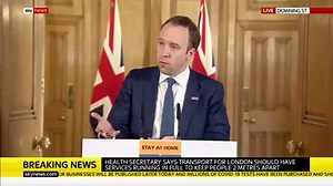 "Over the last 24 hours we have shipped 7.5 million pieces of protective equipment." Health Secretary @MattHancock says there's a "military effort" to get millions of pieces of protective kit to places that need them. Follow live #coronavirus updates: trib.al/IWS6Q8A | Sky News