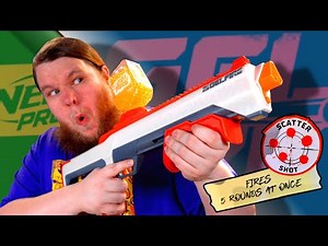 The NERF Gelfire RAID does SCATTER SHOT!