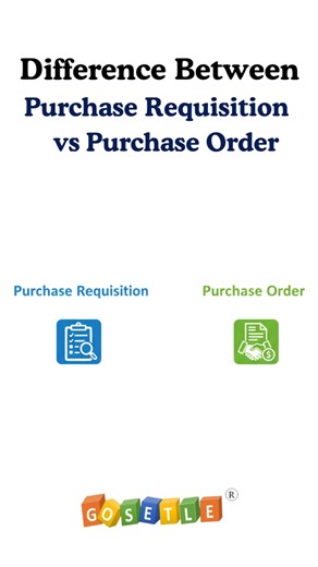 Difference Between Purchase Requisition and Purchase Order (PR vs PO) #purchaseorder #shorts