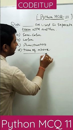 #shorts | Python MCQ 11 | #python | #pythonmcq | #pythonprogramming | #pythontutorial | #python3