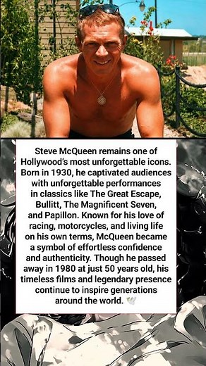 Remembering Steve McQueen: The Hollywood Legend Who Defined Cool Forever
