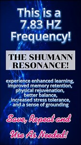 🌍🎵 Connect with the Planet’s Heartbeat - The 7.83 Hz Frequency for Grounding, Harmony, and Natural Healing 🎵🌍Sync with the rhythm of Mother Earth through the calming 7.83 Hz frequency! This vibrational hum, known as the Schumann Resonance, mirrors the Earth’s own pulse, promoting grounding, balance, and healing in natural resonance with the planet. 🌳Harmonize with these grounding affirmations! 🌟1️⃣ “I am one with the Earth, grounded and strong.”2️⃣ “I am balanced, in perfect harmony with n