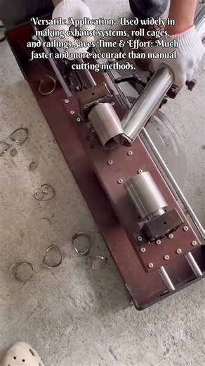 Pipe Coping Machine in Action #shortsfeed