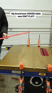 2.7K views · 15 reactions | So you just got a brand new solid cast iron table saw… but it’s not level 路‍♂️ luckily, there’s a super easy way to fix that and ensure that all your separate pieces are dead flat! Got any other table saw setup tips? Let me know in the comments | Spencley Design Co | Facebook