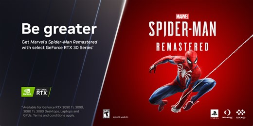 GeForce RTX 3080/3090 GPU, Laptop, and Desktop Purchases Come Bundled with Marvel's Spider-Man Remastered for a Limited Time