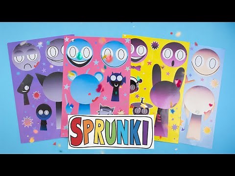 |Sticker Book DIY| Incredibox Sprunki - Detailed Sprunki Characters Explained