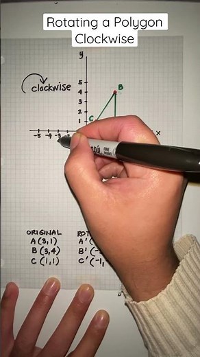 Draw the Rotated Triangle 180 Degrees Clockwise