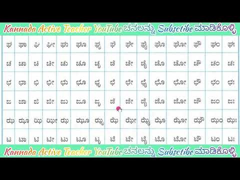 ಗುಣಿತಾಕ್ಷರಗಳು Kannada Gunitakshara Galu | Kagunita In Kannada ಕನ್ನಡ ಕಾಗುಣಿತ ಕ ಕಾ ಕಿ Kagunita Akshara