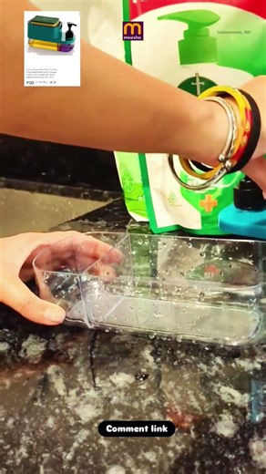 Stop wasting dishwash liquid 😳 Try this smart kitchen hack! 🧽✨ #meeshofinds #shortsindia #1million
