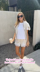 8.9K views · 11 reactions | These trendy lace shorts feel so soft and look so expensive! Click the link to shop at Amazon ️ https://geni.us/EWEABbd?utm_source=facebook&utm_medium=social&utm_campaign=verticalvideo #amazonfashion #fallfashion #laceshorts #ootd #sponsored | Us Weekly | Facebook