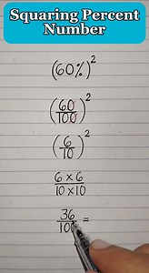 14K views · 30 reactions | Squaring Percent Number #mathematics #math #maths #fypシ゚viralシ #fbyシvideo #FBVIDEO #fbyシ #everyone #fbpost2024 #fbpostviral #fbpost #nonfollowers | Ricardo Gerasmio | Facebook