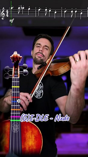 K-Pop tunes are so catchy! 🔥 (G)I-DLE- Nxde Violin Tutorial With Sheet Music and Violin Tabs 🎼 • #nxde #gidle #violintutorial #music4humans Learn how to play Nxde by (G)I-DLE on the Violin with this easy-to-follow violin Tutorial!