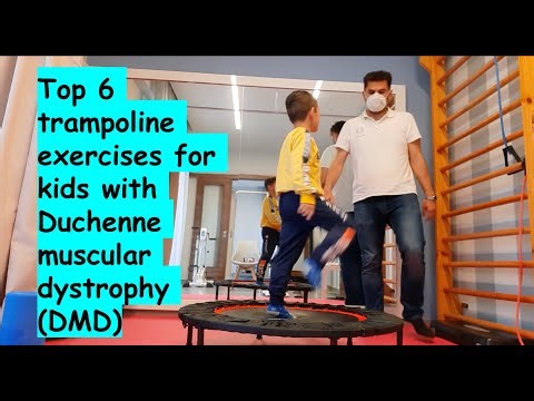 Top 6 trampoline exercises for kids with Duchenne's Muscular Dystrophy (DMD)
