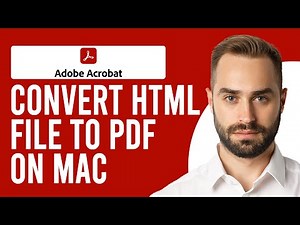 How to Convert HTML File to PDF on Mac (How to Turn HTML File to PDF)