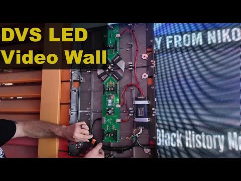 Digital Video Wall - DVS DioPlex HD-3 3.9mm Fixed Outdoor LED Video Panel Wall