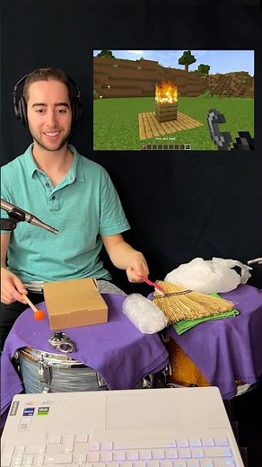 Minecraft Sounds in Real Life!