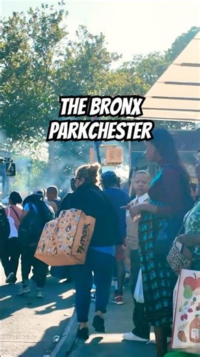Sunny Day in The Bronx Parkchester: 4K Walking Tour