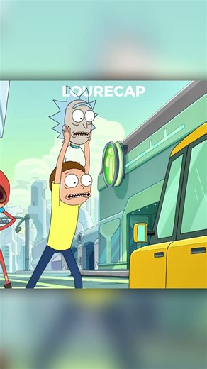 Morty precisou tomar conta de Rick