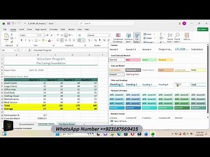 Illustrated Excel 365 | Module 2: SAM Project B The Caring Foundation