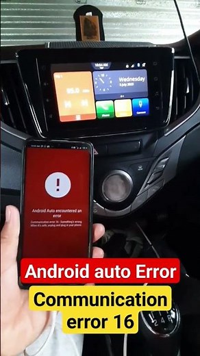 Android Auto Error | Communication Error 16 | #android_auto