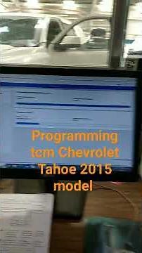 Programming tcm Chevrolet Tahoe 2015 model #short video
