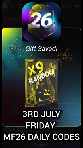 JULY 3RD MF26 BEST DAILY CODES!! Madfut 26 Daily Codes #fifa #madfut26 #madfut