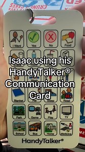 8.3K views · 99 reactions | Isaac using his handy talker communication card #supportloveautism #autismawareness #profound #level3 #autism #nonverbal #fypシ | Isaacs autistic journey | Facebook